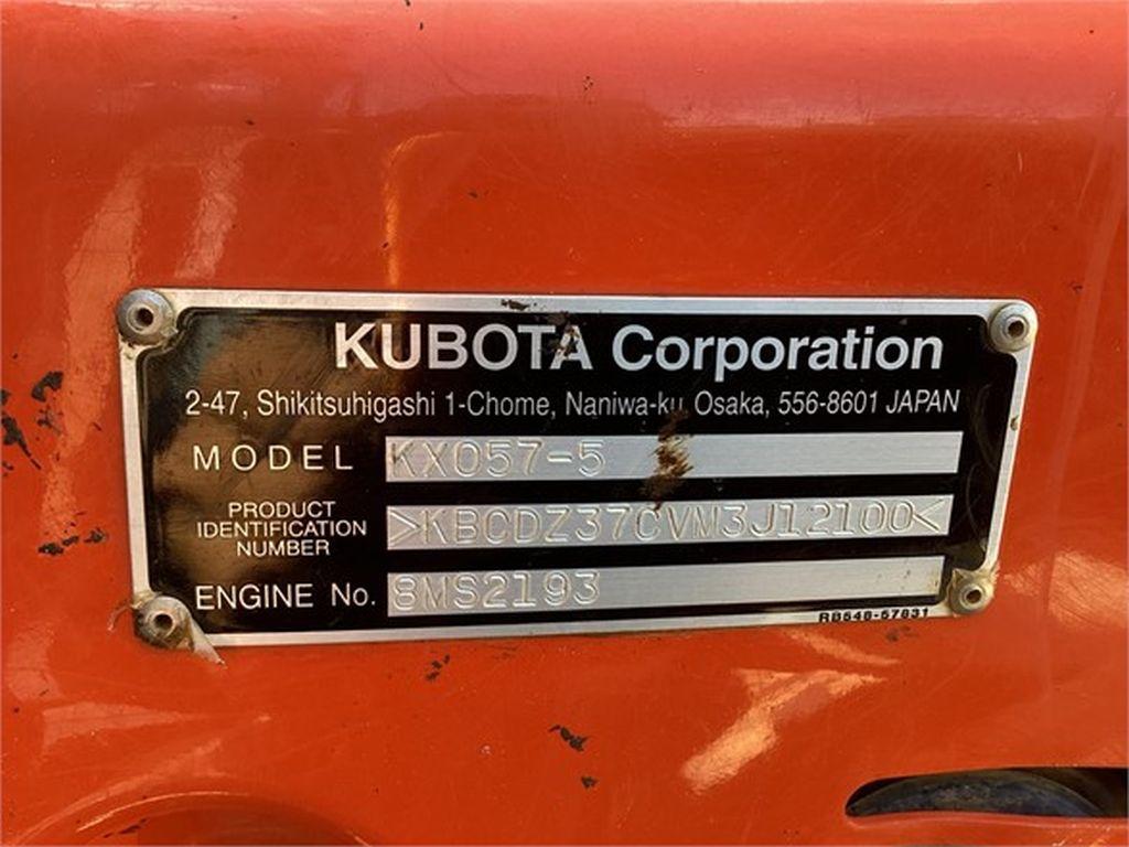 2020 KUBOTA KX057-5 EXCAVATOR