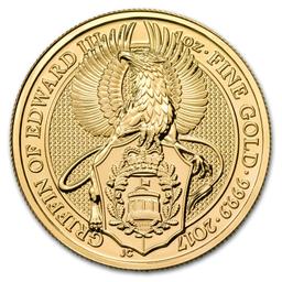 The Queen's Beasts 1 oz. Gold Bullion 2017 Griffin