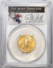 2013 $10 American Gold Eagle Coin PCGS MS70 Philip Diehl Signature