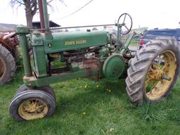 JD A - Unstyled, Spoke Rubber Wheels - Not Running, Needs Work  (4307)