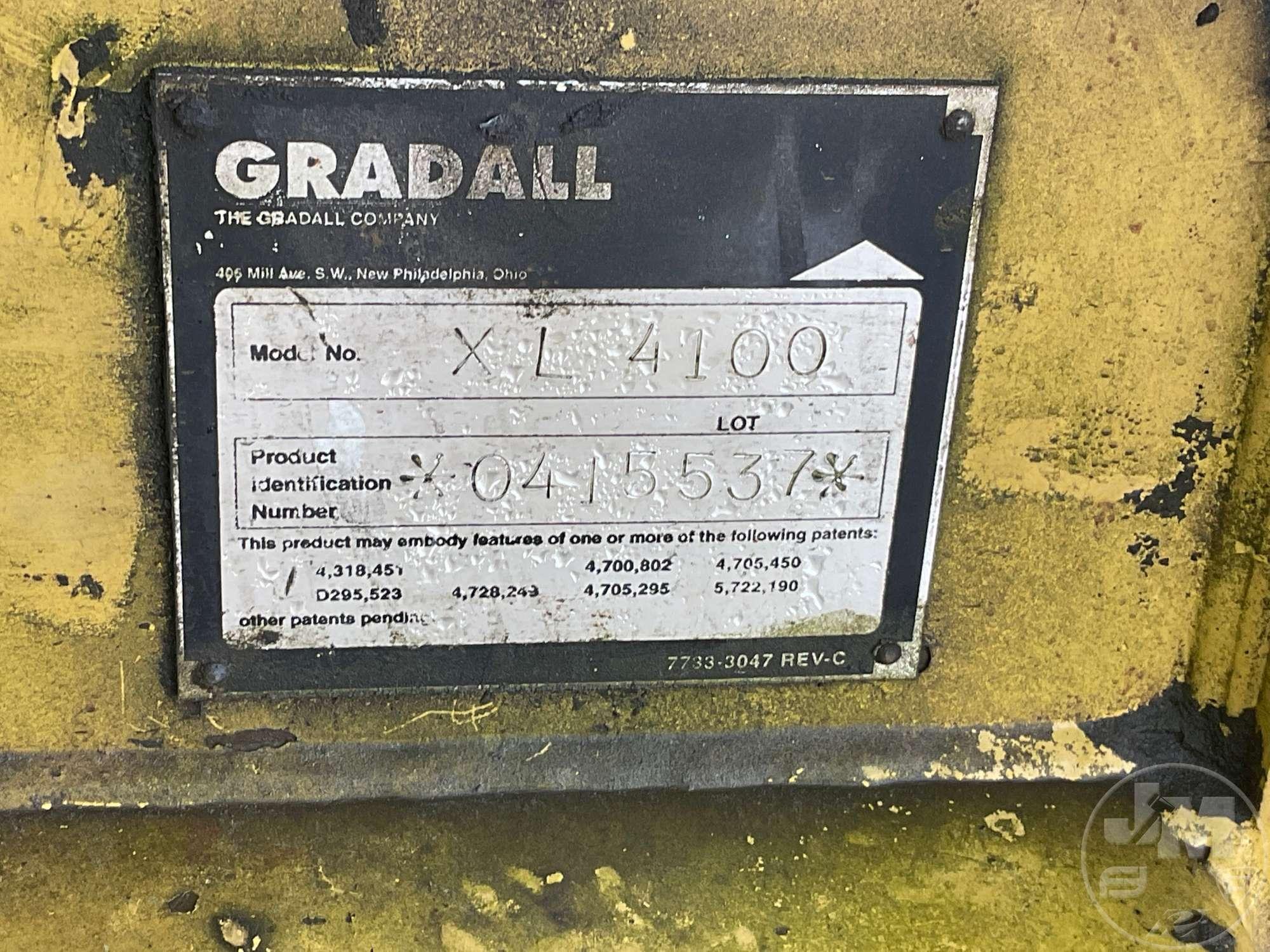 2001 GRADALL XL4100 MOBILE EXCAVATOR SN: 0415537
