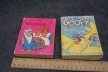 2 Books - The Flintstones & Goofy