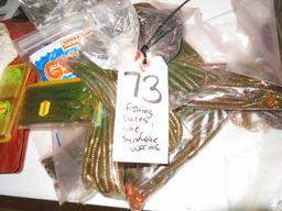Fishing Lures - synthetic worms
