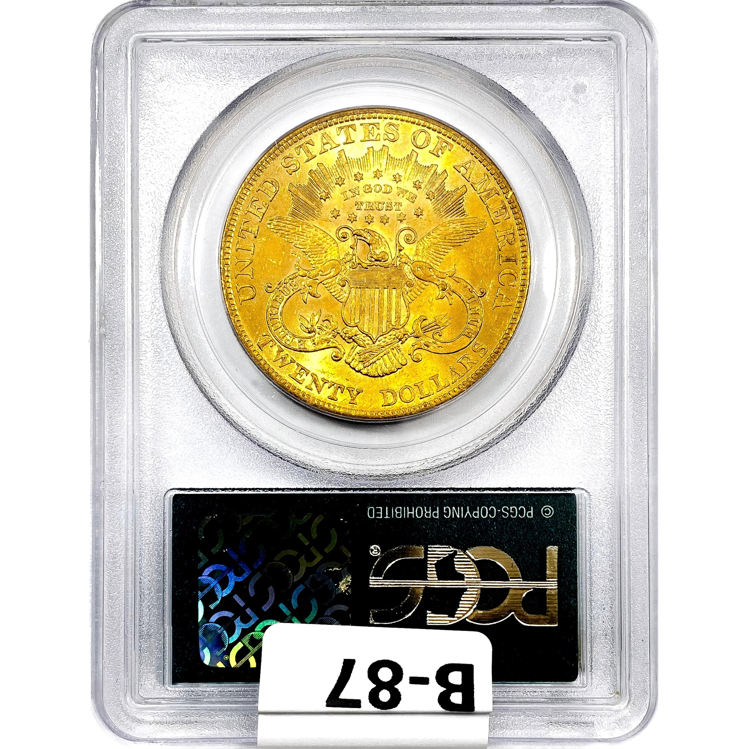 1904 $20 Gold Double Eagle PCGS MS63