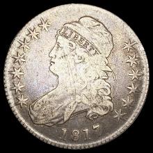 1817 Capped Bust Half Dollar ABOUT UNCIRCULATED