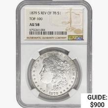 1879-S 7TF Rev 78 Morgan Silver Dollar NGC AU50 To