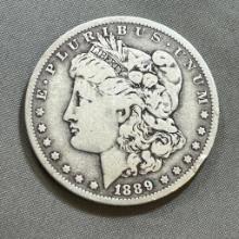 1889-O Morgan Silver Dollar, 90% Silver