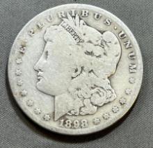 1898-S Morgan Silver Dollar, 90% Silver