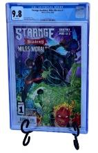 Comic Book Strange Academy Miles Morales #1 CGC 9.8 Graded Cover A 1st Print Marvel 2023