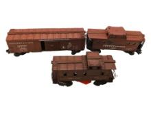 Lot of 3 Lionel Train Box Cars - Minneapolis & St. Loius, 6037 & 6437