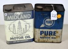 Pure & Midland 2 gallon cans