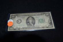 1934 $100 Federal Reserve Note Philladelphia, Pa