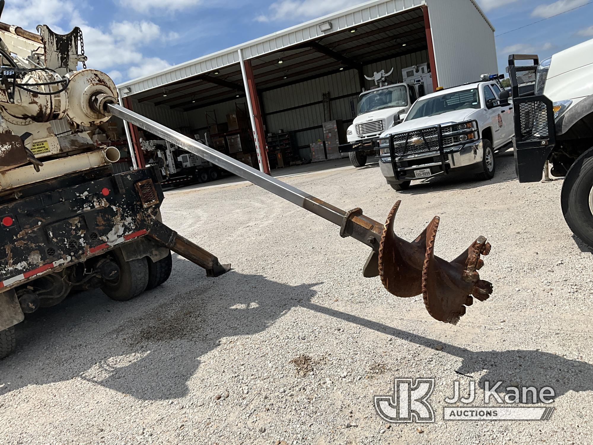 (Azle, TX) Terex/Redrill 330-12, Pressure Digger mounted on 2008 International 7400 6x6 Cab & Chassi