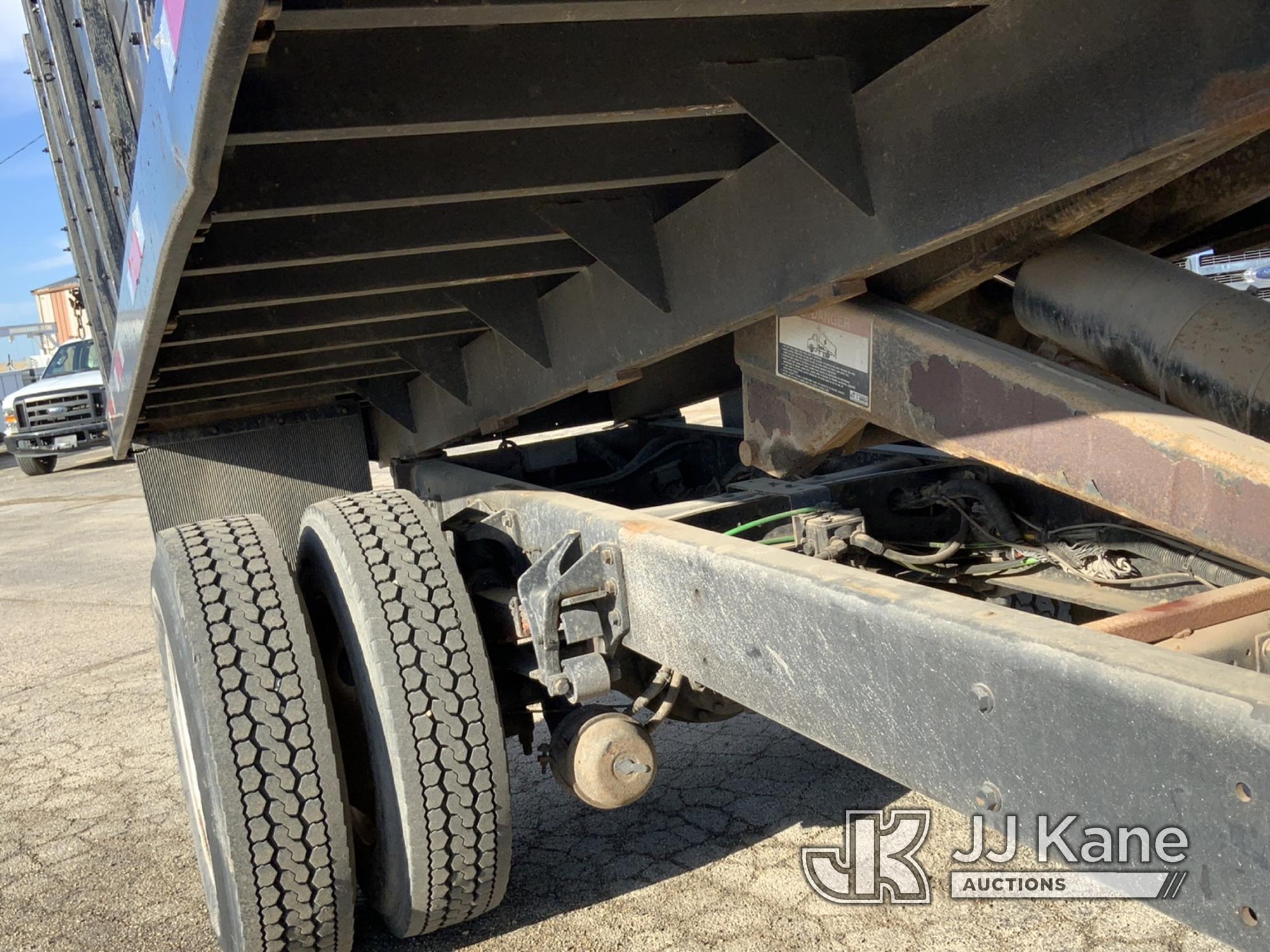 (South Beloit, IL) 2009 International Durastar 4300 Flatbed/Dump Truck Runs, Moves & Dump Operates
