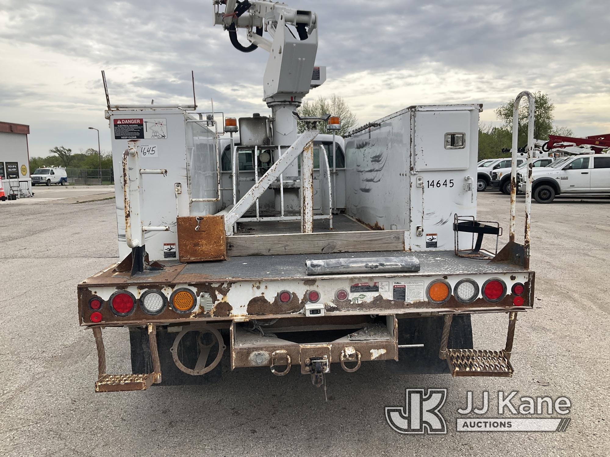 (Kansas City, MO) Altec AT37G, Articulating & Telescopic Bucket Truck mounted behind cab on 2013 For