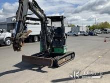 2017 John Deere 35g Mini Hydraulic Excavator Runs, Moves, Operates) (No Digging Bucket) (Unit Has a 