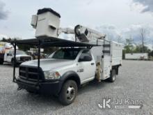 Terex LT40, Articulating & Telescopic Bucket mounted on 2014 RAM 5500 4x4 Chipper Dump Truck Runs & 