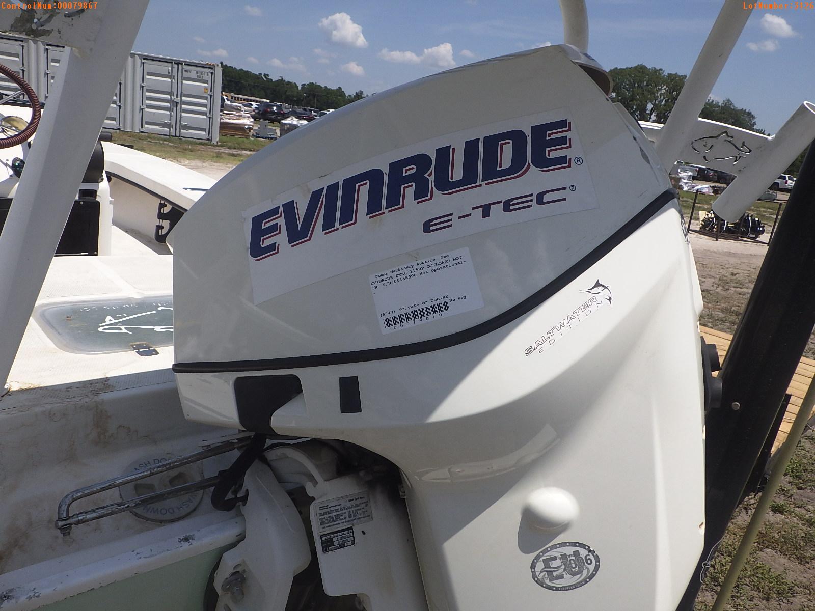 5-03126 (Vessels-Center console)  Seller:Private/Dealer 2007 RFIS BULLRED