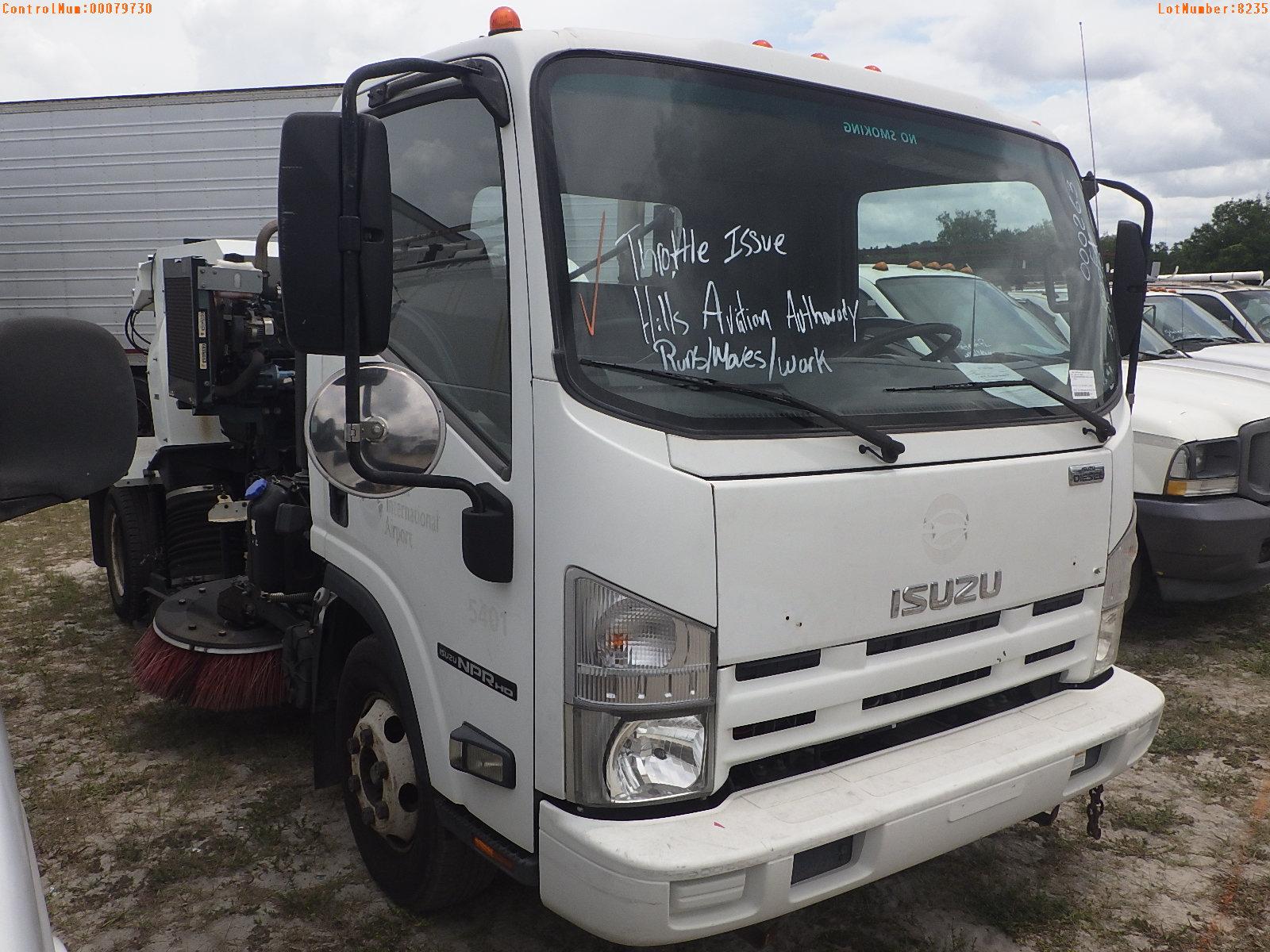 5-08235 (Trucks-Sweeper)  Seller: Gov-Hillsborough Aviation Authorit 2014 ISUZ N