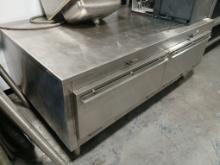 60" Heated Equipment Stand / Stainless Steel Heated Equipment Stand