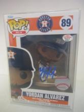 Yordan Alvarez of the Houston Astros signed autographed Funko Pop Figure PAAS COA 701