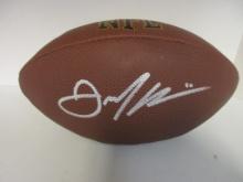 Julian Edelman of the New England Patriots signed autographed full size brown football PAAS COA 651