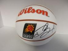 Devin Booker of the Phoenix Suns signed autographed logo mini basketball PAAS COA 778