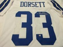 Tony Dorsett of the Dallas Cowboys signed autographed football jersey PAAS COA 680