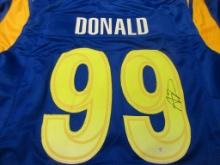 Aaron Donald of the La Rams signed autographed football jersey PAAS COA 057