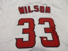 CJ Wilson of the LA Angels signed autographed baseball jersey PAAS COA 580