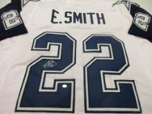 Emmitt Smith of the Dallas Cowboys signed autographed football jersey PAAS COA 080