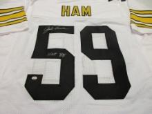 Jack Ham of the Pittsburgh Steelers signed autographed football jersey PAAS COA 582