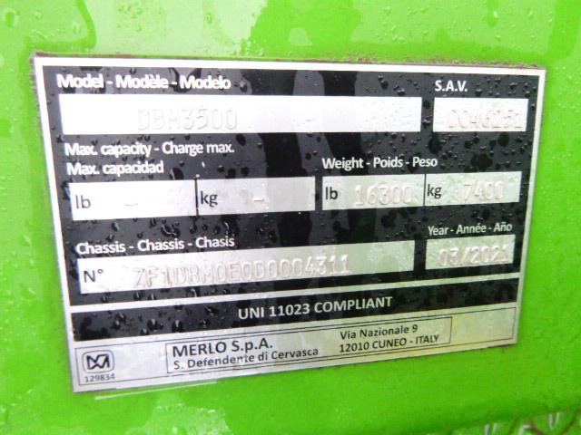 21 Merlo DBM 3500 Mini Cement Truck^NO TITLE^ (QEA 4269)