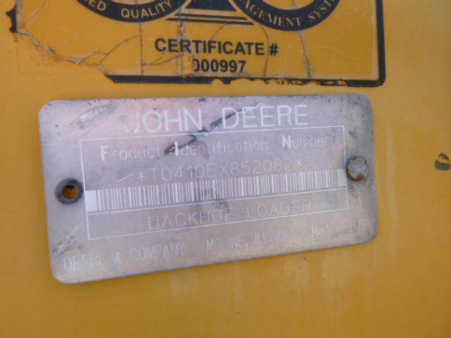 John Deere 410E Backhoe (QEA 5714)