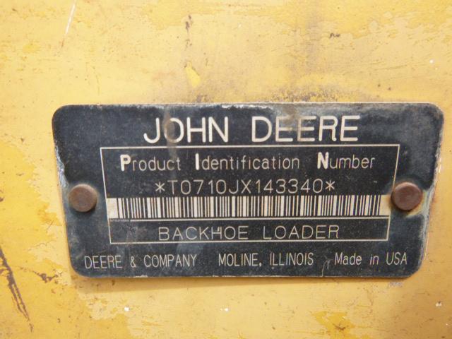 07 John Deere 710J Backhoe (QEA 6158)