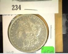 1887 O Morgan Silver Dollar, VF.