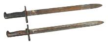 Two US Military WWI era M1905 Rifle Bayonets for the M1903 (JMT)