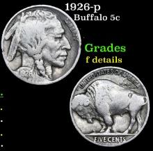 1926-p Buffalo Nickel 5c Grades f details