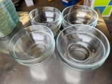 Lot of 8 Glass Serving Bowls