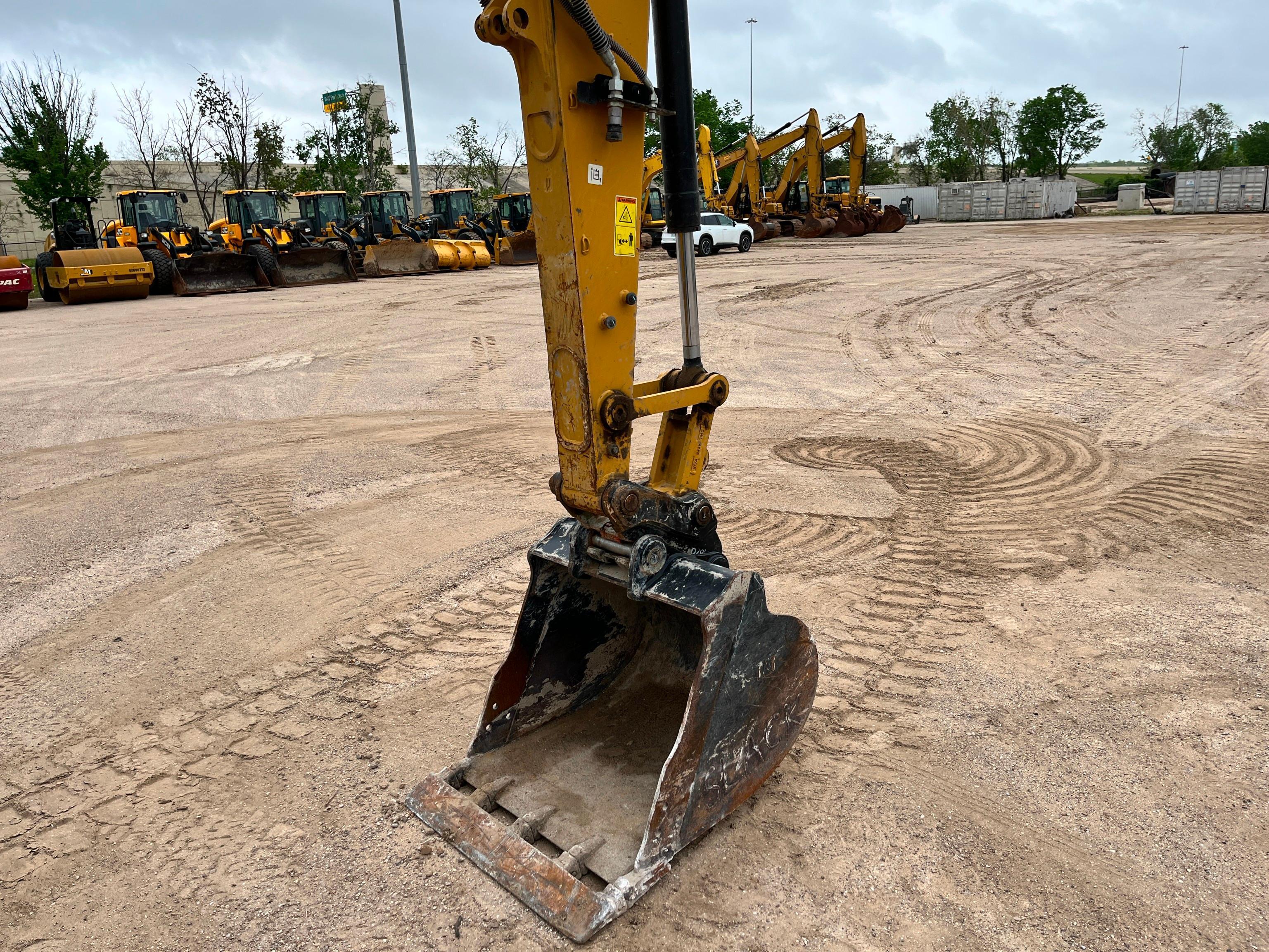 2023 CAT 308CR HYDRAULIC EXCAVATOR SN:807565 powered by Cat C3.3B diesel engine, equipped with Cab,