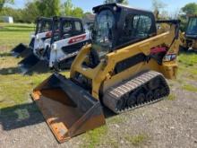 2019 CAT 257D RUBBER TRACKED SKID STEER SN:EZW02986 powered by Cat diesel engine, equipped with