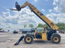 2010 CAT TL1055 TELESCOPIC FORKLIFT SN:TBM01252 4x4, powered by diesel engine, equipped with OROPS,