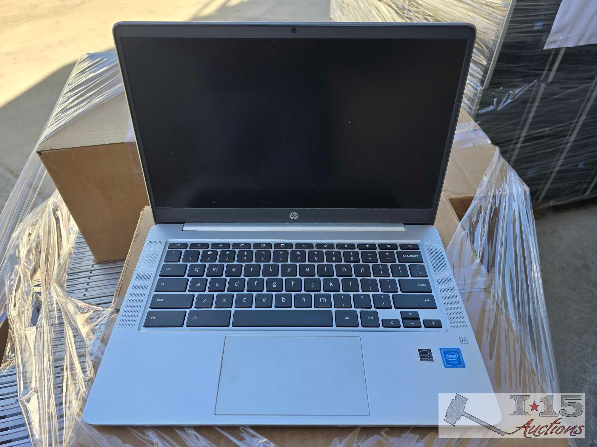 (229) HP Chromebook and Chargers