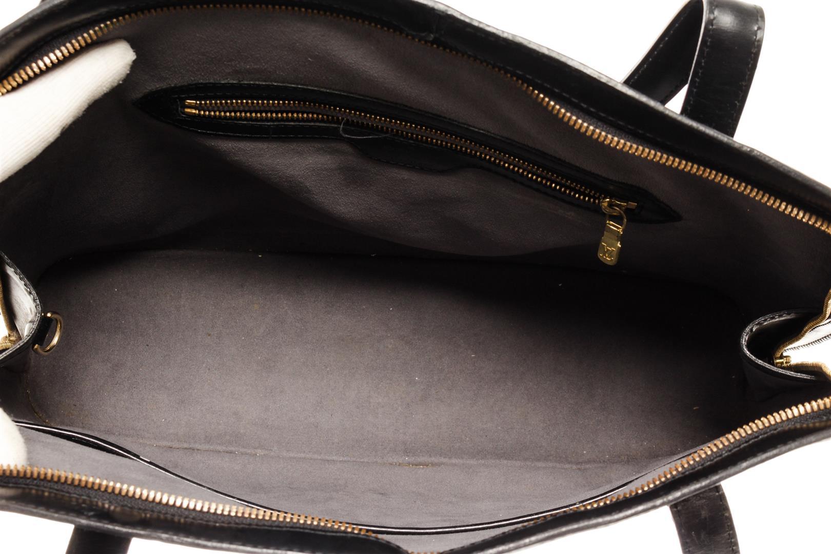 Louis Vuitton Black Epi Leather Lussac Shoulder Bag