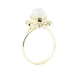 2.50 ctw Opal Ring - 14KT Yellow Gold