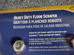 2 NEW 7in Heavy Duty Floor Scrappers
