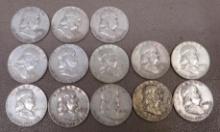Franklin Half Dollar Silver Coins