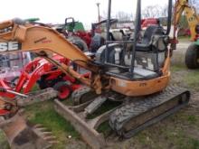 Case CX25-ZTS Mini Excavator with Rubber Tracks, 24'' Digging Bucket, Blet