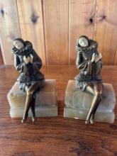 Victorian Era Lady Bookends