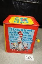 Vtg Dr Seuss Cat in the Hat Jack in the box